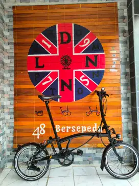 Brompton black edition M6L dinamo