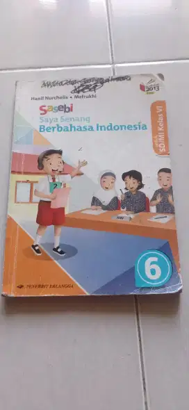 Buku Sasebi Saya Senang Berbahasa Indonesia Kelas 6