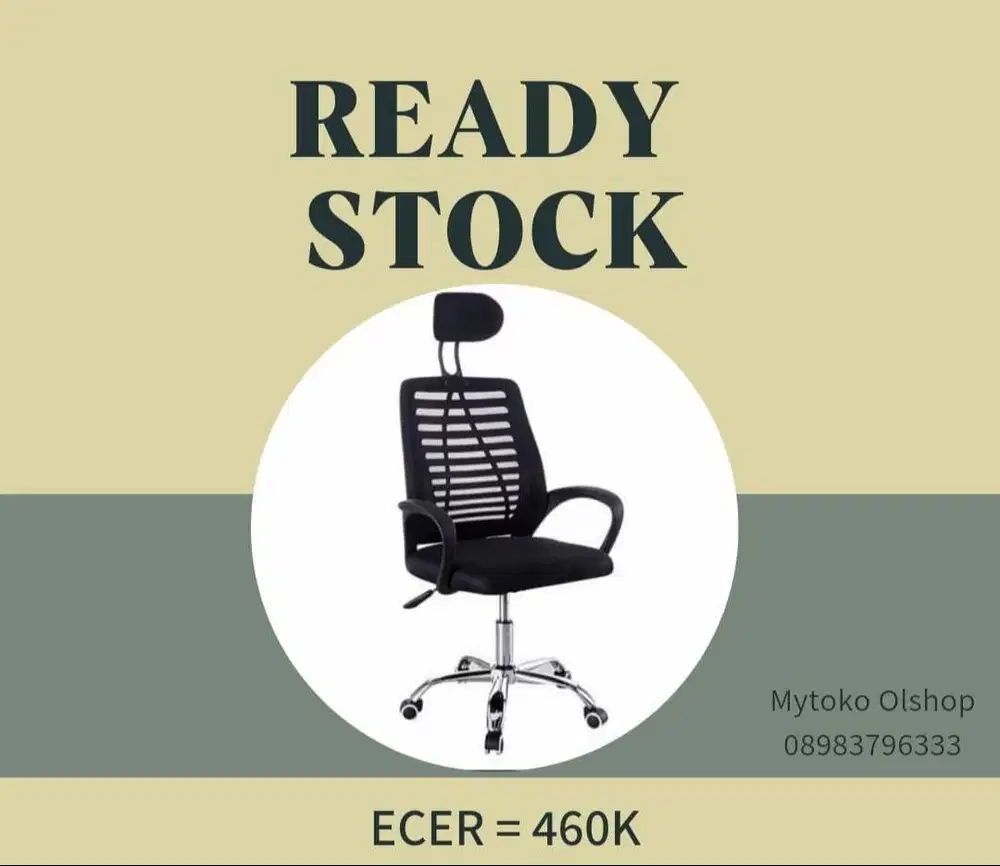 Kursi Putar RK 506 / Kursi Kantor / Kursi Murah meriah RK 506