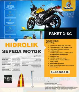 PAKET TERBARU 3-SC HIDROLIK CUCIAN MOTOR CNP