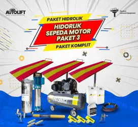 AUTOLIFT PAKET 3 HIDROLIK SEPEDA MOTOR AUTOLIFT