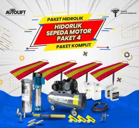 PAKETAN 4 HIDROLIK SEPEDA MOTOR AUTOLIFT TERBARU