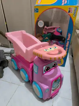 little tikes 3 in 1 rider dump truck ride on mainan mobil mobilan truk