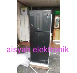 PROMO KULKAS 2 PINTU AQUA JAPAN AQR-D261 GARANSI 7 TAHUN