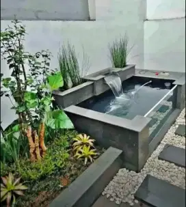 Tukang kolam koi/jasa pembuatan kolam koi