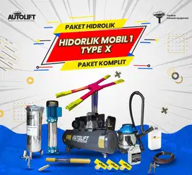 PAKET 1 HIDROLIK MOBIL TIPE X TERBARU