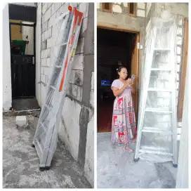 Tangga lipat aluminium kokoh anti karat