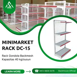 Rak Minimarket Single. Rak Warung Ciki T150XP90XL41Cm