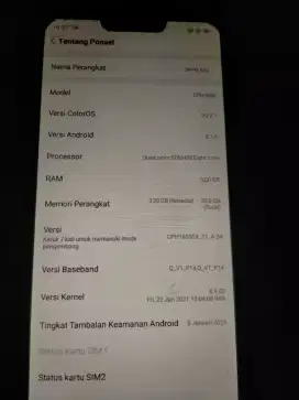 Oppo A3S Ram 3 GB