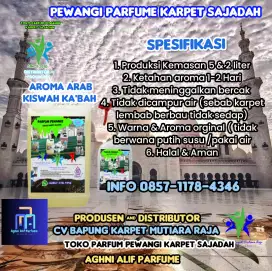 Pewangi karpet sajadah aroma kiswah Ka'bah