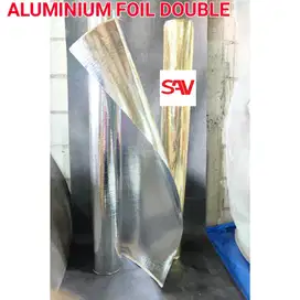 aluminium foil insulasi atap rol double benang/ dua sisi Penahan panas