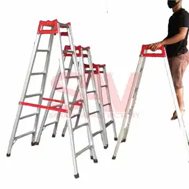 Tangga lipat aluminium ukuran 1.5 meter bisa jd 3 meter ( dua fungsi
