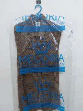 Like New Kemeja Kotak Coklat Original By Marks N Spencers