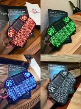 Keyboard Wireless Tanpa Kabel TrackPad Kursor Bluetooth Wirles