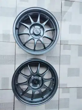 2 biji velg enkei r15 pcd100