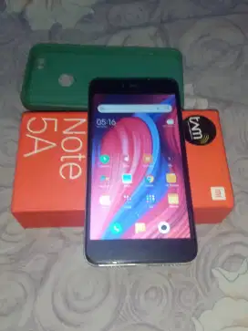 Jual hp android Xiaomi redmi note 5a full set