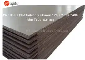 Distributor Plat galvanis tebal 0.6 mm