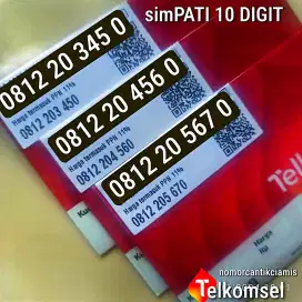 Nomor Cantik Telkomsel simpati 10 Digit