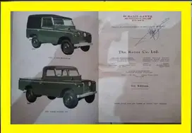 LAND ROVER 1969 EDISI 1 MANUAL SERVIS