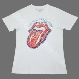 Rare 2006 T-shirt Band The Rolling Stones - Japan Sakura Pattern Logo