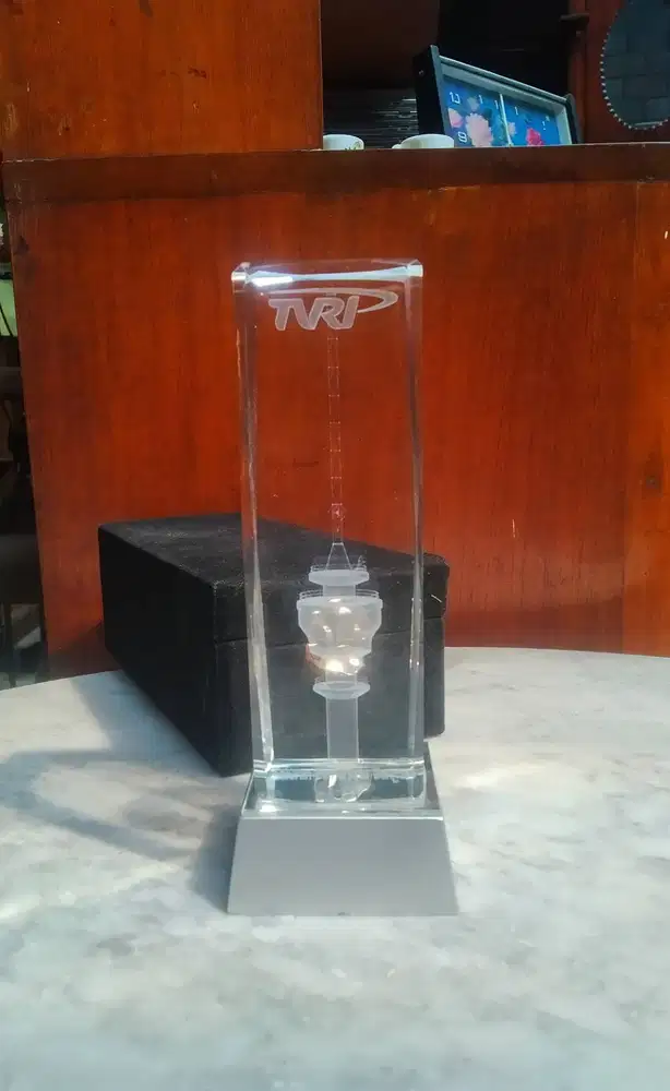 Merchandise/Pajangan Plakat Tower TVRI Akrilik 3D/Dekorasi Lampu