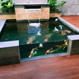 Pembuatan Kolam Koi Area Bogor