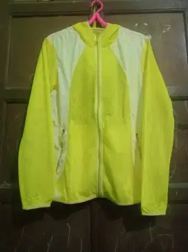 jacket furing kuning neon