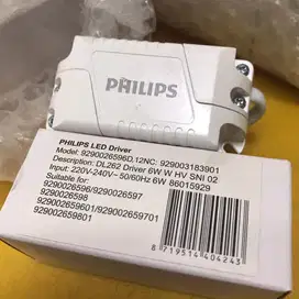 Driver LED untuk lampu Downlight Philips 6w atau yg setara