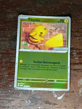 Kartu pokemon pikachu paradox andalan set special