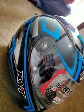 HELM KYT FALCON BLACK BLUE