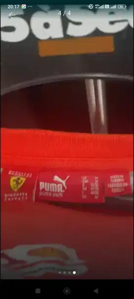 Baju original puma ferari