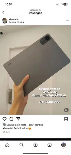 REDMIPAD SE READY STOCK