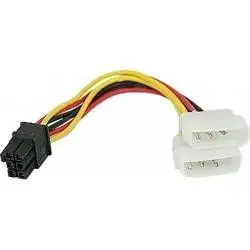 Kabel Konverter PSU Molex to Power VGA 6Pin & 8Pin