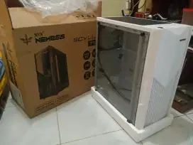 Casing PC Gaming White New Nemesys T10 Murahh Abiss