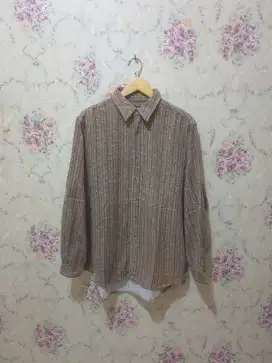 Mulus .authentic baju kemeja .shirt guess size L