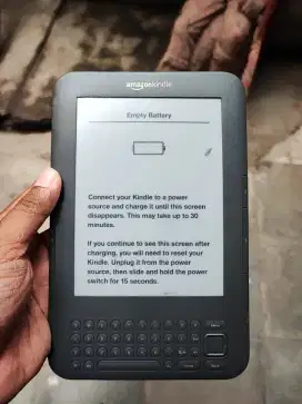 Amazon Kindle 3 Keyboard WiFi Vintage Kondisi Layar Freeze