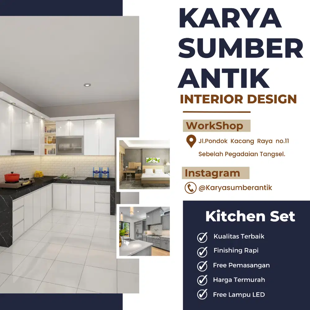 Kitchen Set Minimalis( frame+ pintu)
