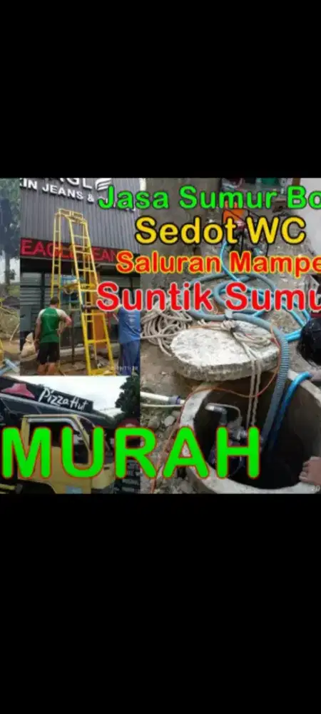 Sedot Wc Tumpat penuh saluran air sumbat Tukang sumur bor westafel