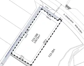 Dijual tanah 1,2ha Delta silicon 3 di jalan utama