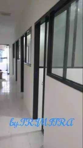 Kusen ALUMUNIUM/ PARTISI GYPSUM kubical Toilet pvc kanopi kaca