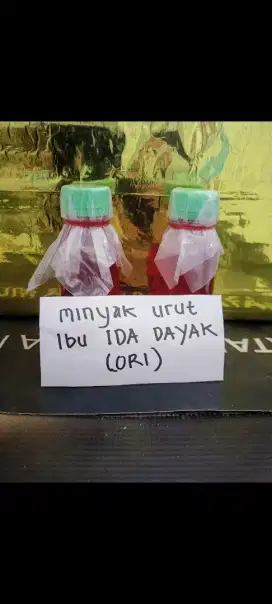 Minyak urut ibu Ida Dayak ori