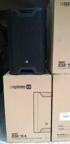 LD System icoa 15A coaxial. PA speaker 15in baru garansi resmi 1th.