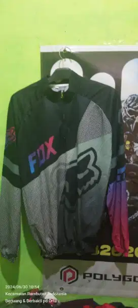 Baju Kaos Jersey FOX sepeda XXL