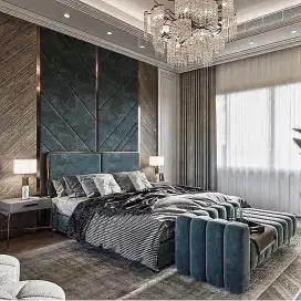 Interior Kamar set hpl / Bedroom set furniture