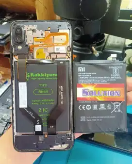 BATERAI BATTERE BATTERY RAKKIPANDA XIAOMI REDMI NOTE 7 + PASANG