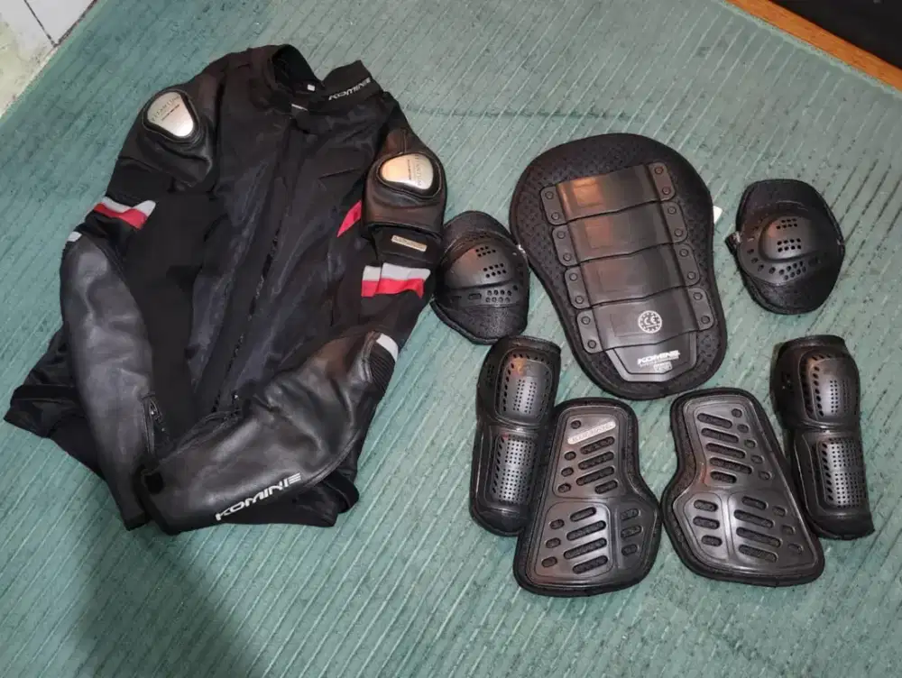 Komine JK 052 leather full protektor