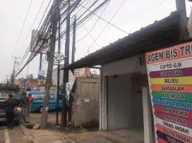 Di kontrakan Kios di pinggir jalan raya