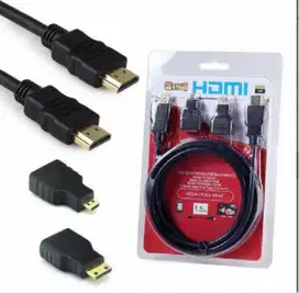 KABEL HDMI mini micro Konektor 3 IN ONE 1.5 METER