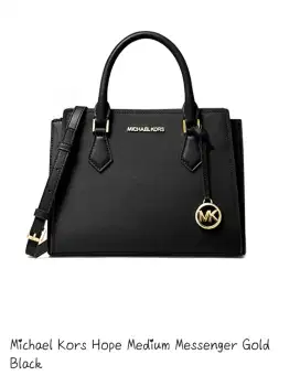 JUAL RUGI! Tas MK medium black - gold (100%ORI)