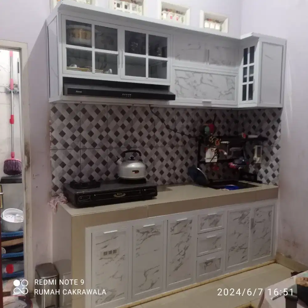 Kitchen Set Aluminium Kaca ACP